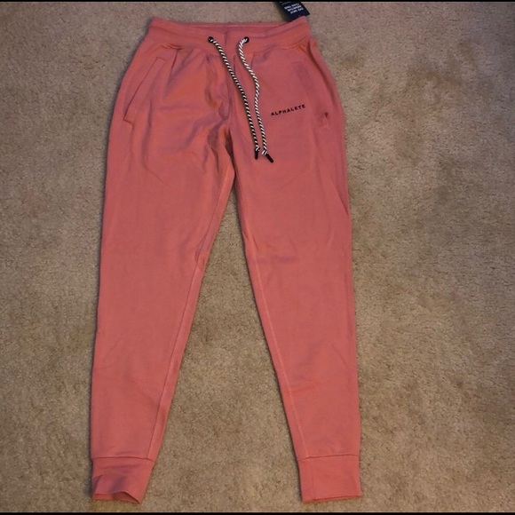 NWT Alphatlete Joggers Salmon Colored Medium - Picture 3 of 8